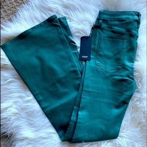 NWT 💚 Hudson Holly High Waisted Flare with rare green coat